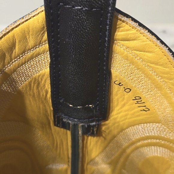 Rod Patrick Custom Black Florence Buffalo Leather Western Cowboy Boots - Picture 15 of 17